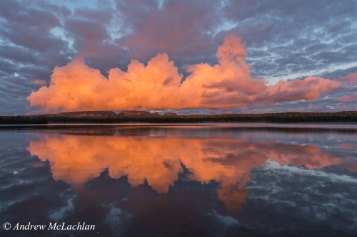 Marie Louise Lake at Daybreak, Sleeping Giant Provincial Park Nikon D800, Nikon 18-35mm Lens @ 26mm ISO 100, f8 @ 1/8 sec Photo created at 7:38 a.m.
